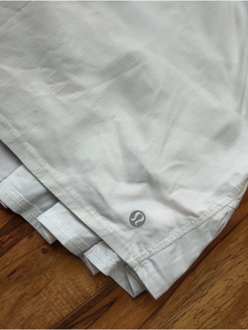 Lululemon vintage pace setter ruffle back skirt white Y2K mini athletic skirt - Picture 3 of 5